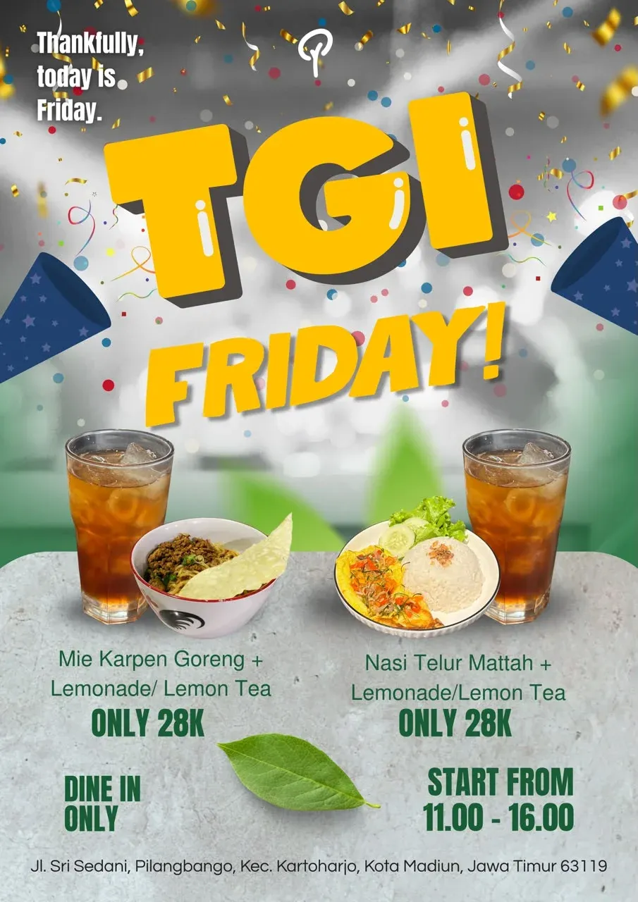 TGI Friday Package 1